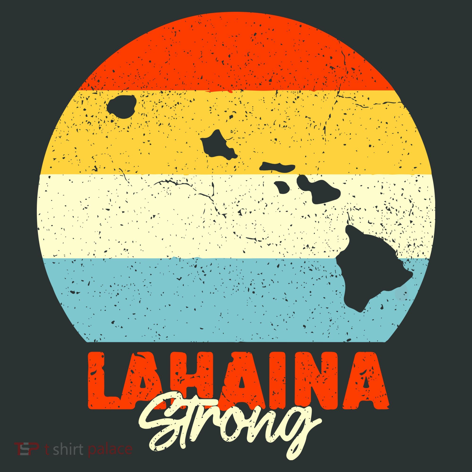 Vintage Lahaina Strong Gift Pray For Maui T-Shirt