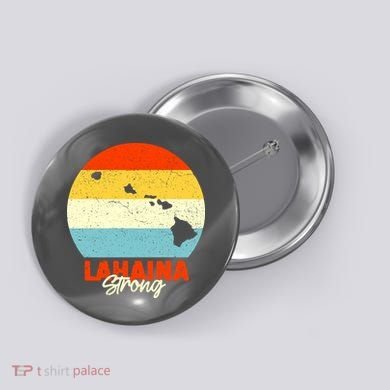 Vintage Lahaina Strong Gift Pray For Maui Button