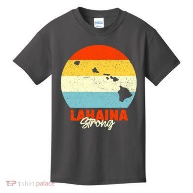 Vintage Lahaina Strong Gift Pray For Maui Kids T-Shirt