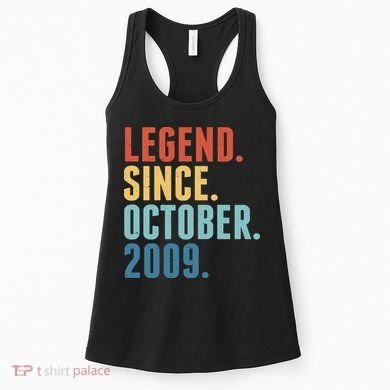 Vintage Legend Since October 2009 Birthday Women's Tank Top