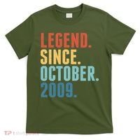 Vintage Legend Since October 2009 Birthday T-Shirt thumb 0