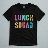 Vintage Lunch Squad Back To School Office Food Service Crew T-Shirt thumb 5