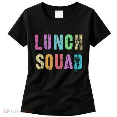 Vintage Lunch Squad Back To School Office Food Service Crew Women's T-Shirt
