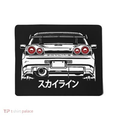 Vintage Legendary Skyline Jdm Gt R 34 Mousepad