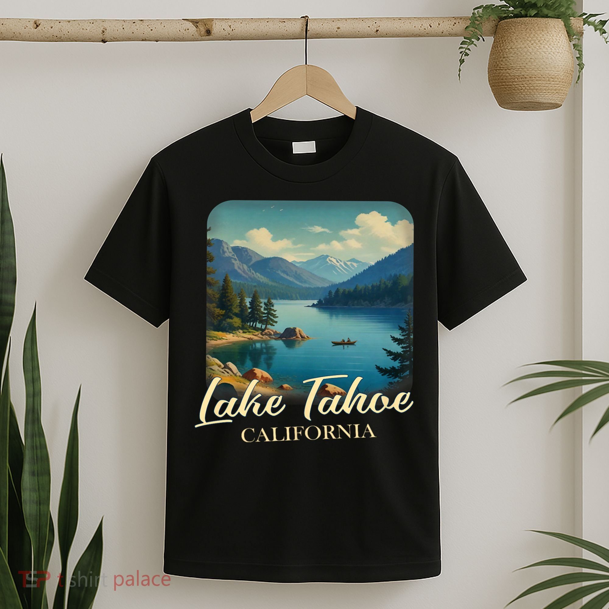 Vintage Lake Tahoe California Mountain Retro T-Shirt