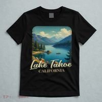 Vintage Lake Tahoe California Mountain Retro T-Shirt thumb 5