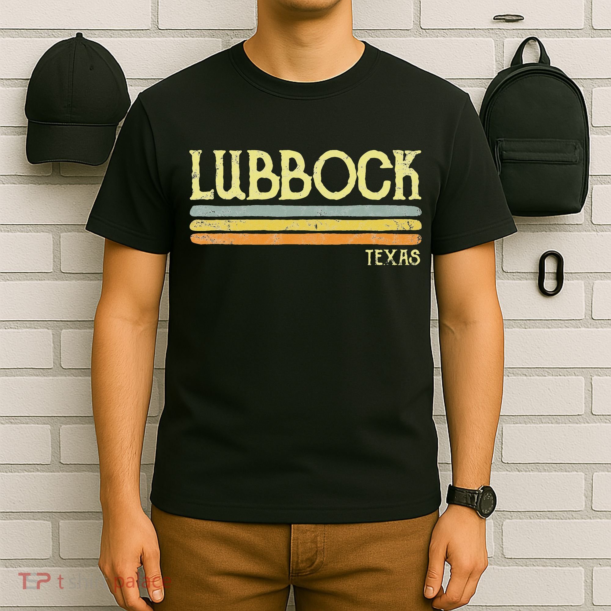 Vintage Lubbock Texas Tx Love Gift Souvenir T-Shirt