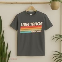 Vintage Lake Tahoe California Logo T-Shirt thumb 2