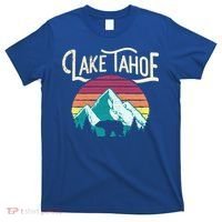 Vintage Lake Tahoe Mountain Bear California Retro Gift T-Shirt thumb 0