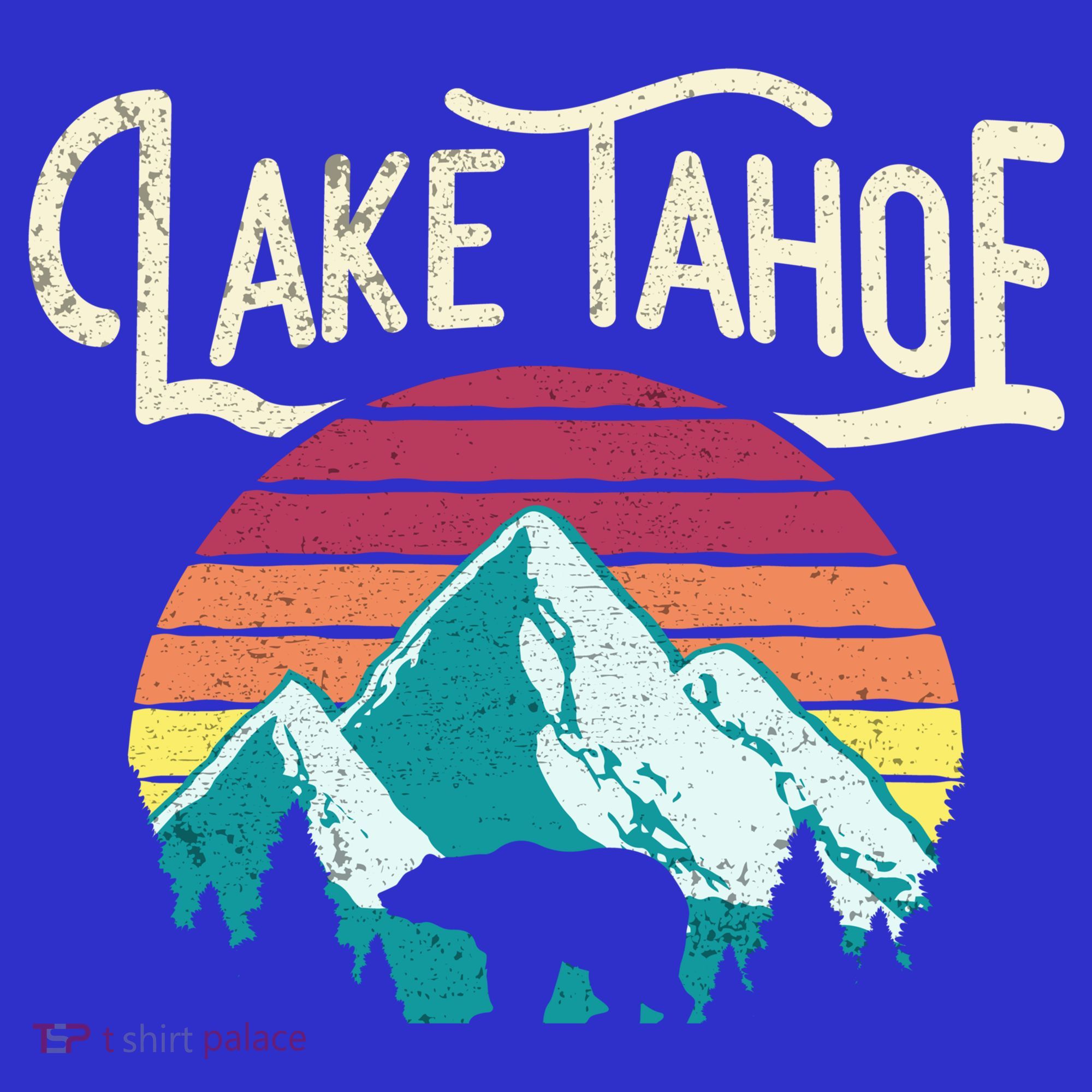 Vintage Lake Tahoe Mountain Bear California Retro Gift T-Shirt