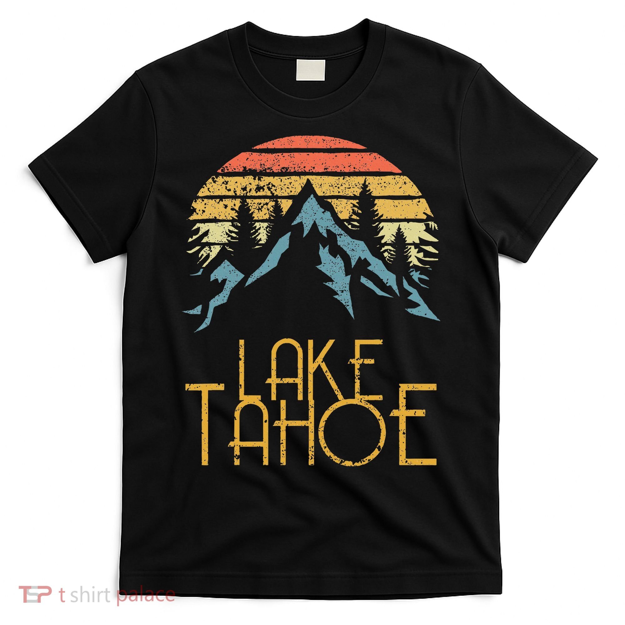 Vintage Lake Tahoe California Nevada Retro T-Shirt