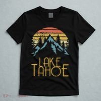 Vintage Lake Tahoe California Nevada Retro T-Shirt thumb 5