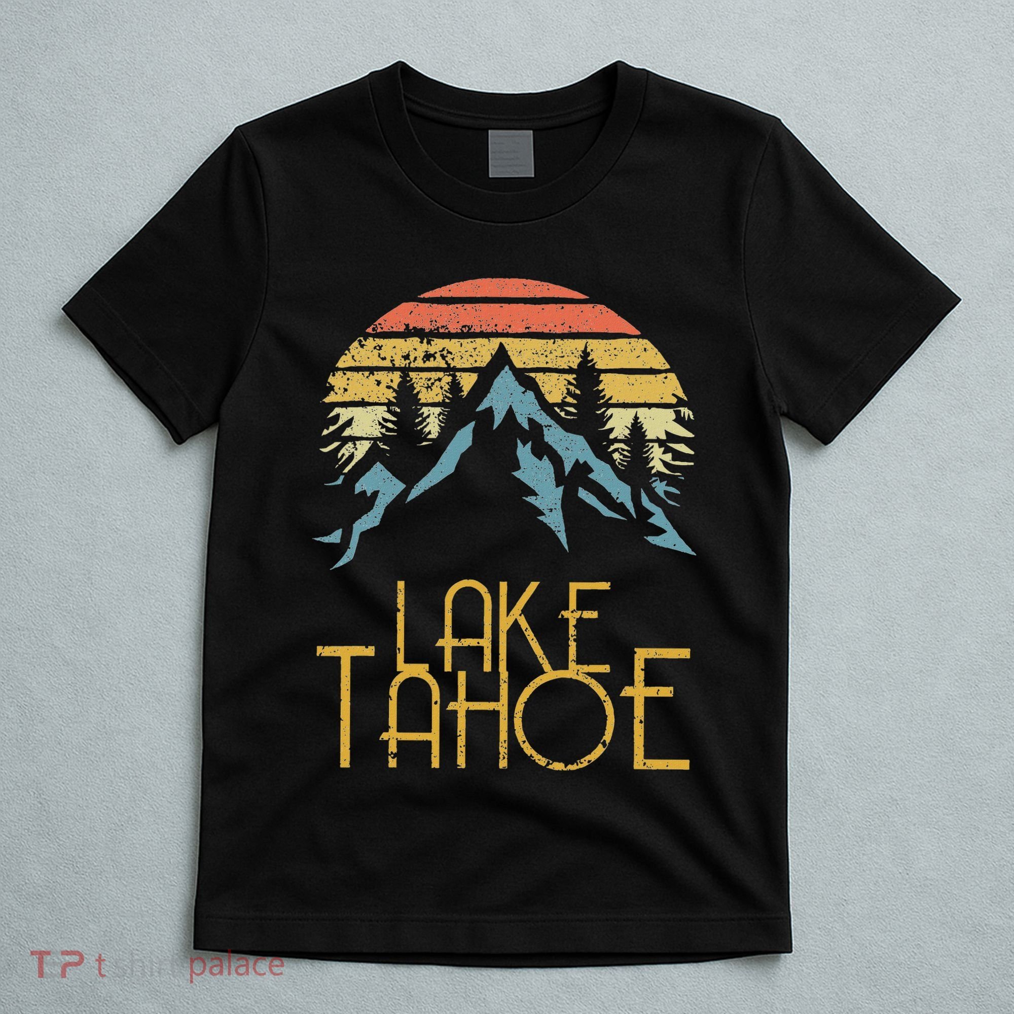 Vintage Lake Tahoe California Nevada Retro T-Shirt