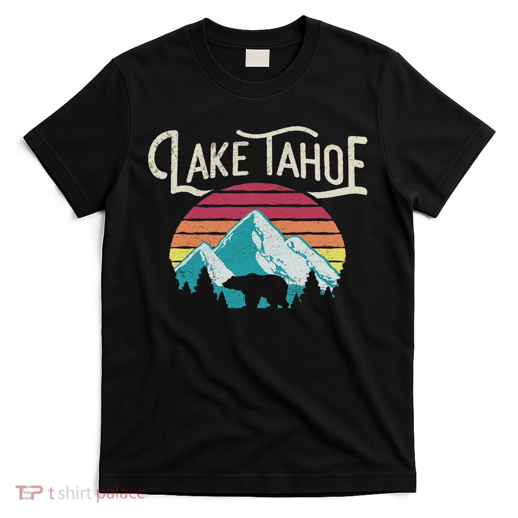 Vintage Lake Tahoe Mountain Retro T-Shirt