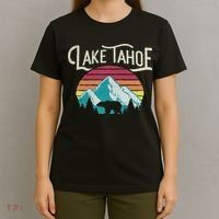 Vintage Lake Tahoe Mountain Retro T-Shirt thumb 4