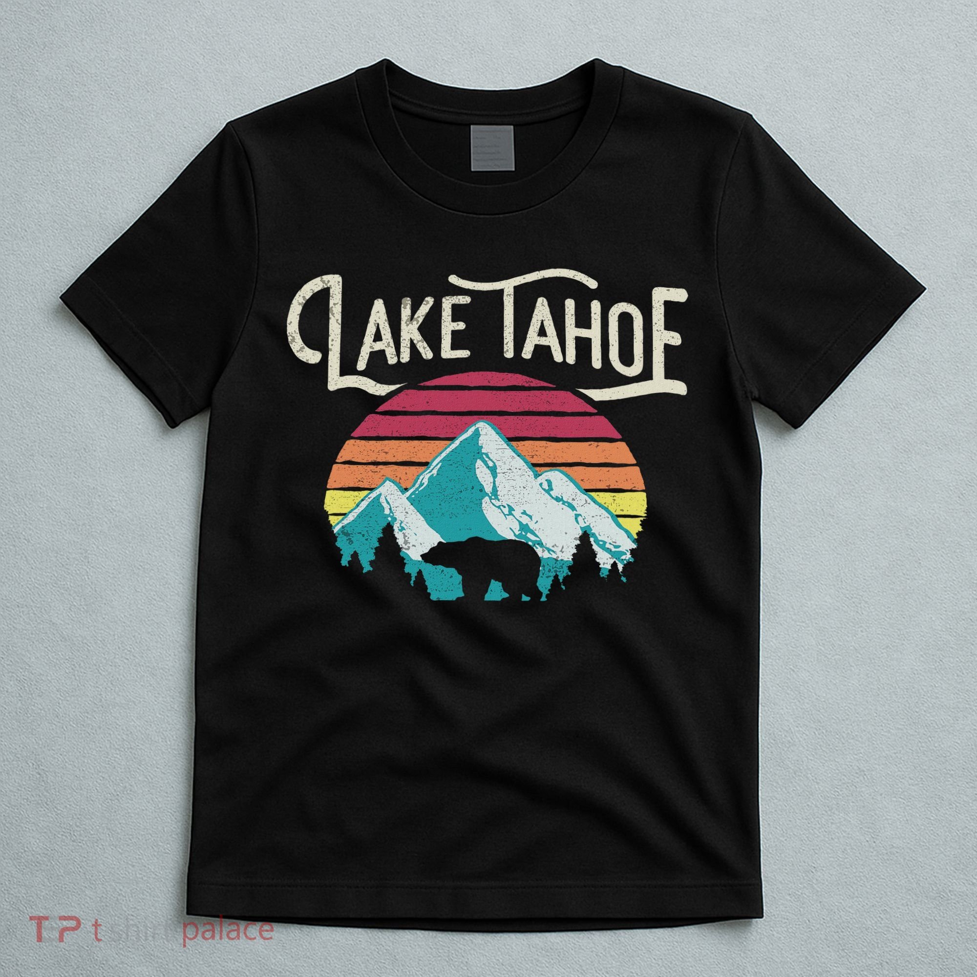 Vintage Lake Tahoe Mountain Retro T-Shirt