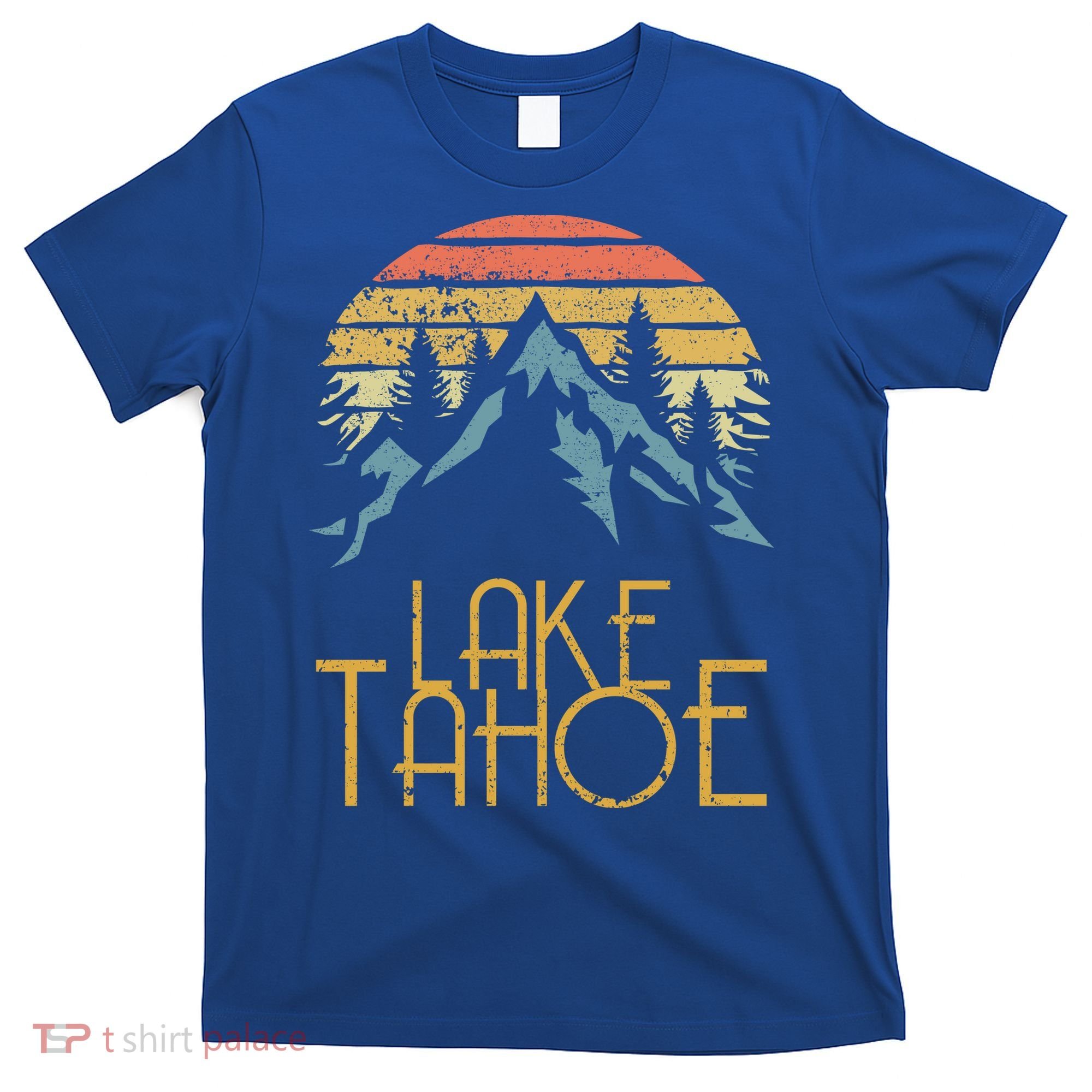 Vintage Lake Tahoe California Nevada Retro Gift T-Shirt