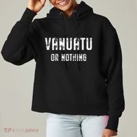 Vanuatu Lover Vanuatu Or Nothing Gift Ladies Heavyweight Boxy Pullover Hoodie thumb 0