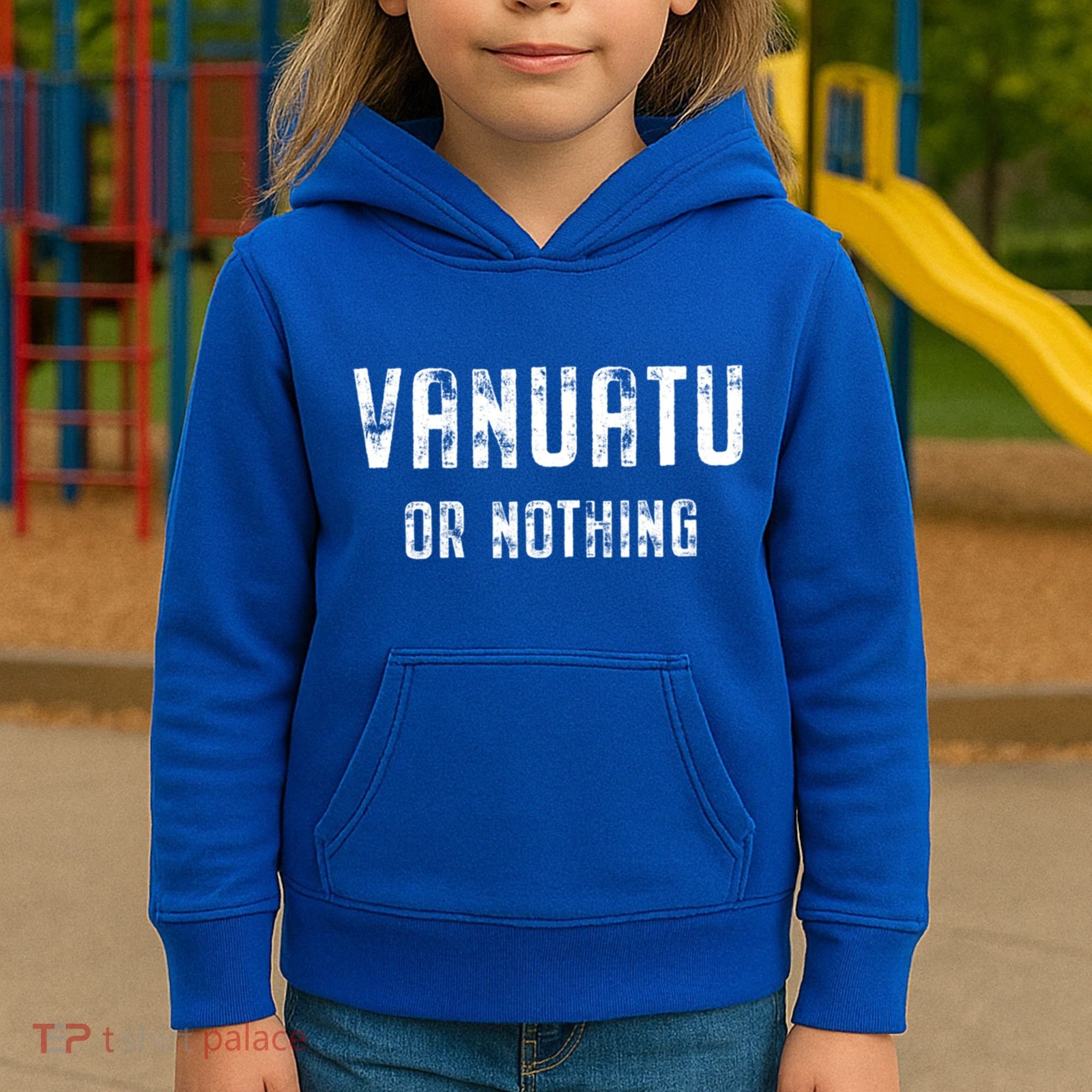 Vanuatu Lover Vanuatu Or Nothing Gift Kids Hoodie