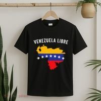 Venezuela Libre Venezuela Map 7 Stars Flag Family Souvenir T-Shirt thumb 2