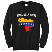 Venezuela Libre Venezuela Map 7 Stars Flag Family Souvenir Sweatshirt thumb 0