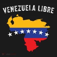 Venezuela Libre Venezuela Map 7 Stars Flag Family Souvenir Sweatshirt thumb 3