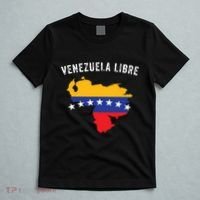 Venezuela Libre Venezuela Map 7 Stars Flag Family Souvenir T-Shirt thumb 5
