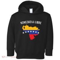 Venezuela Libre Venezuela Map 7 Stars Flag Family Souvenir Toddler Hoodie thumb 0