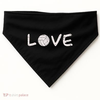 Volleyball Love USA-Made Doggie Bandana