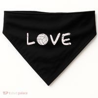 Volleyball Love USA-Made Doggie Bandana thumb 0