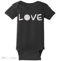 Volleyball Love Baby Bodysuit thumb 0