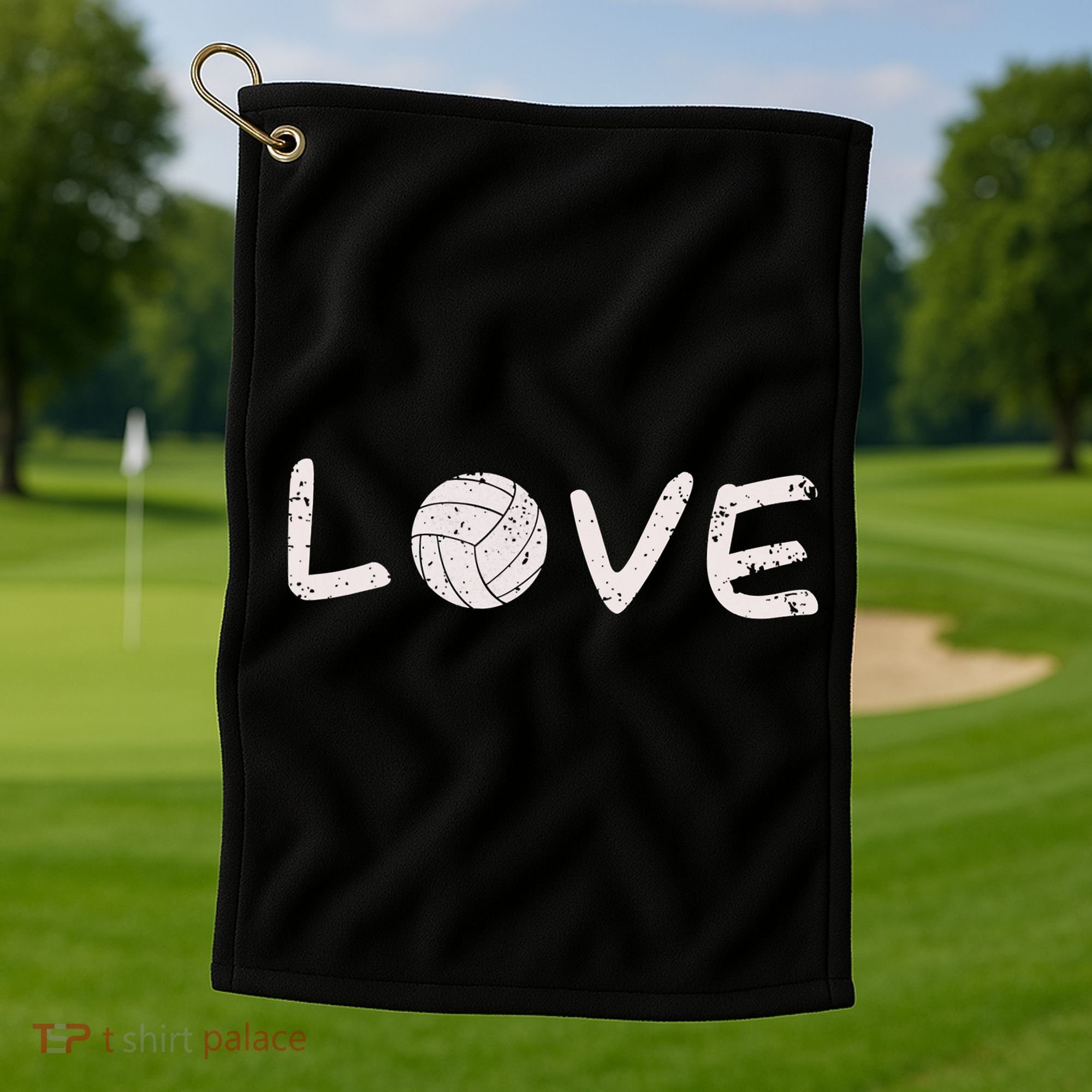 Volleyball Love Golf Towel