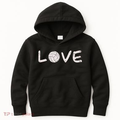 Volleyball Love Kids Hoodie