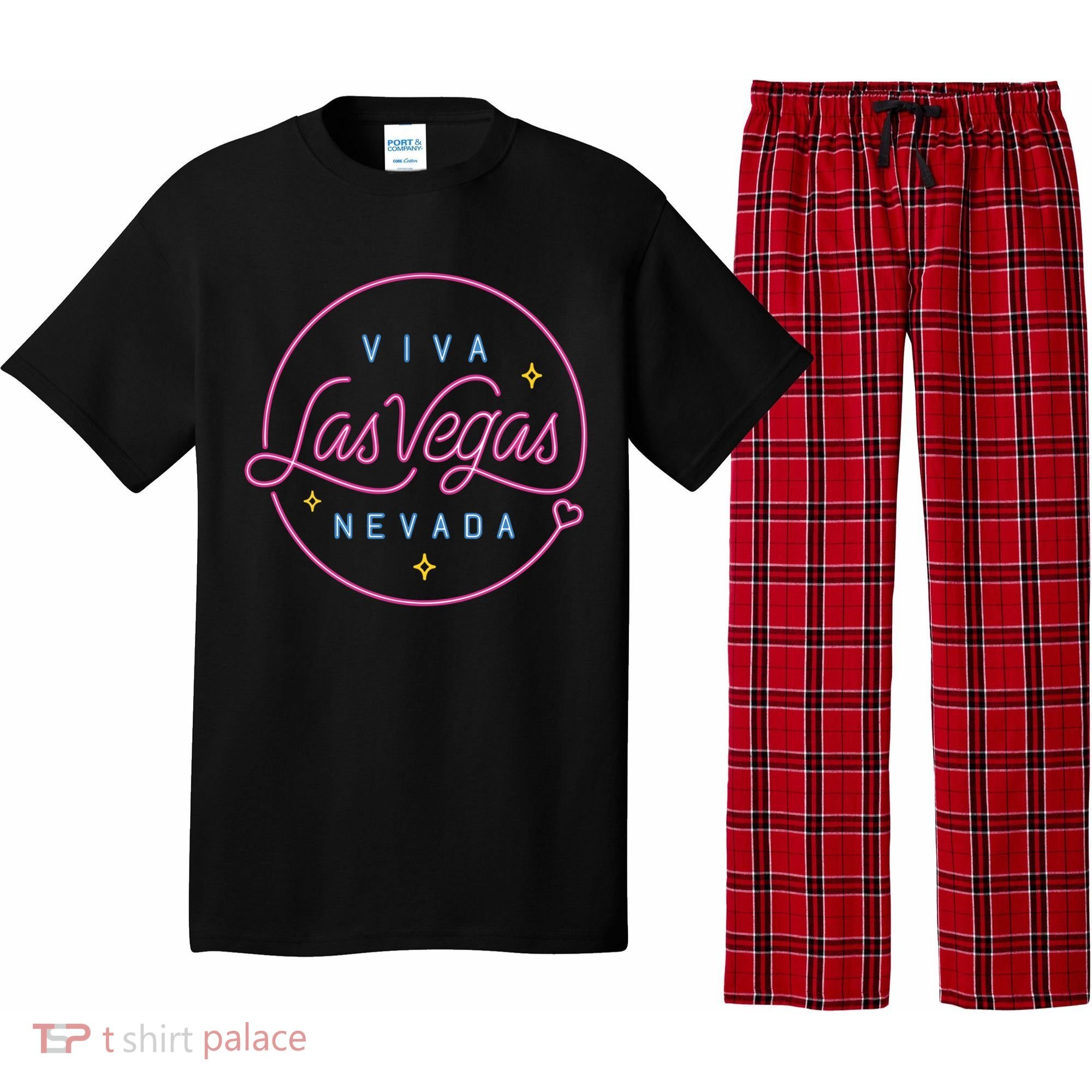 Viva Las Vegas Nevada Gift Pajama Set