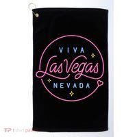 Viva Las Vegas Nevada Gift Golf Towel thumb 0