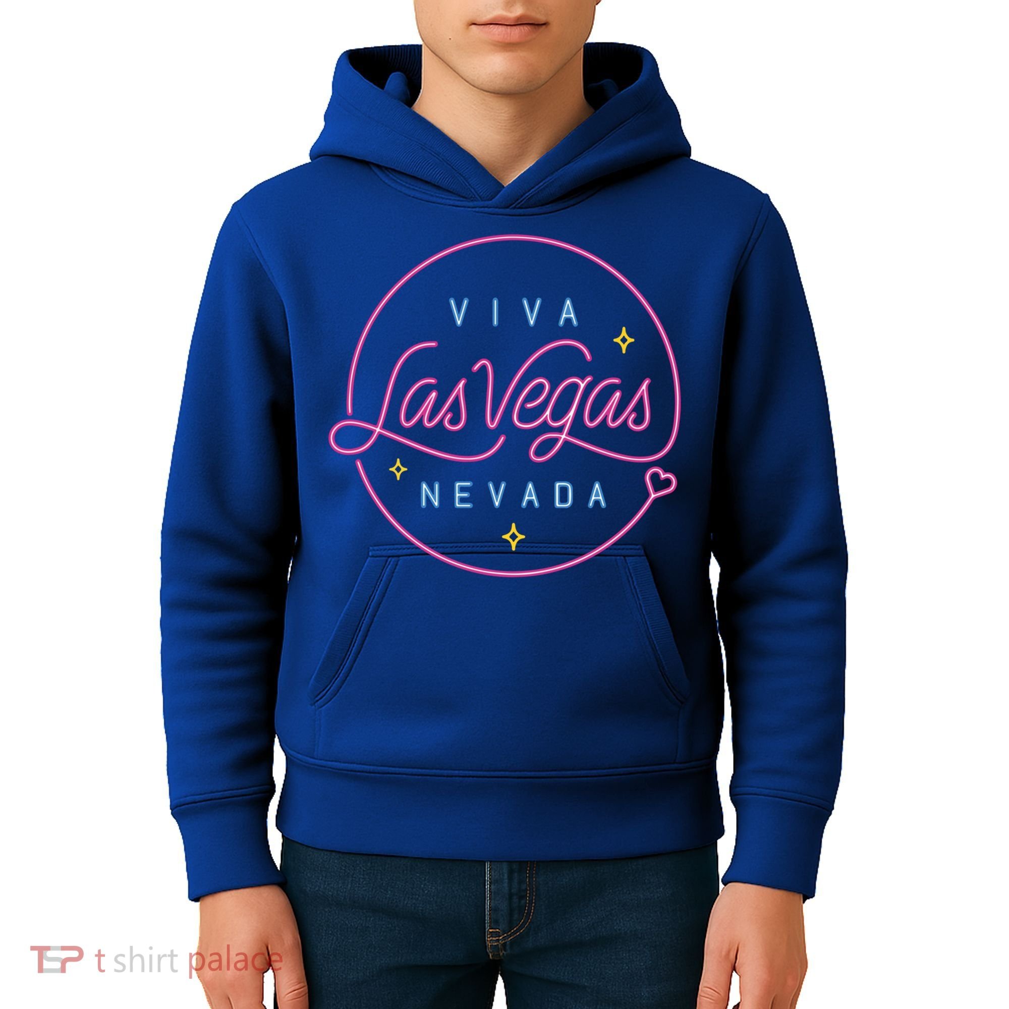 Viva Las Vegas Nevada Gift Kids Hoodie