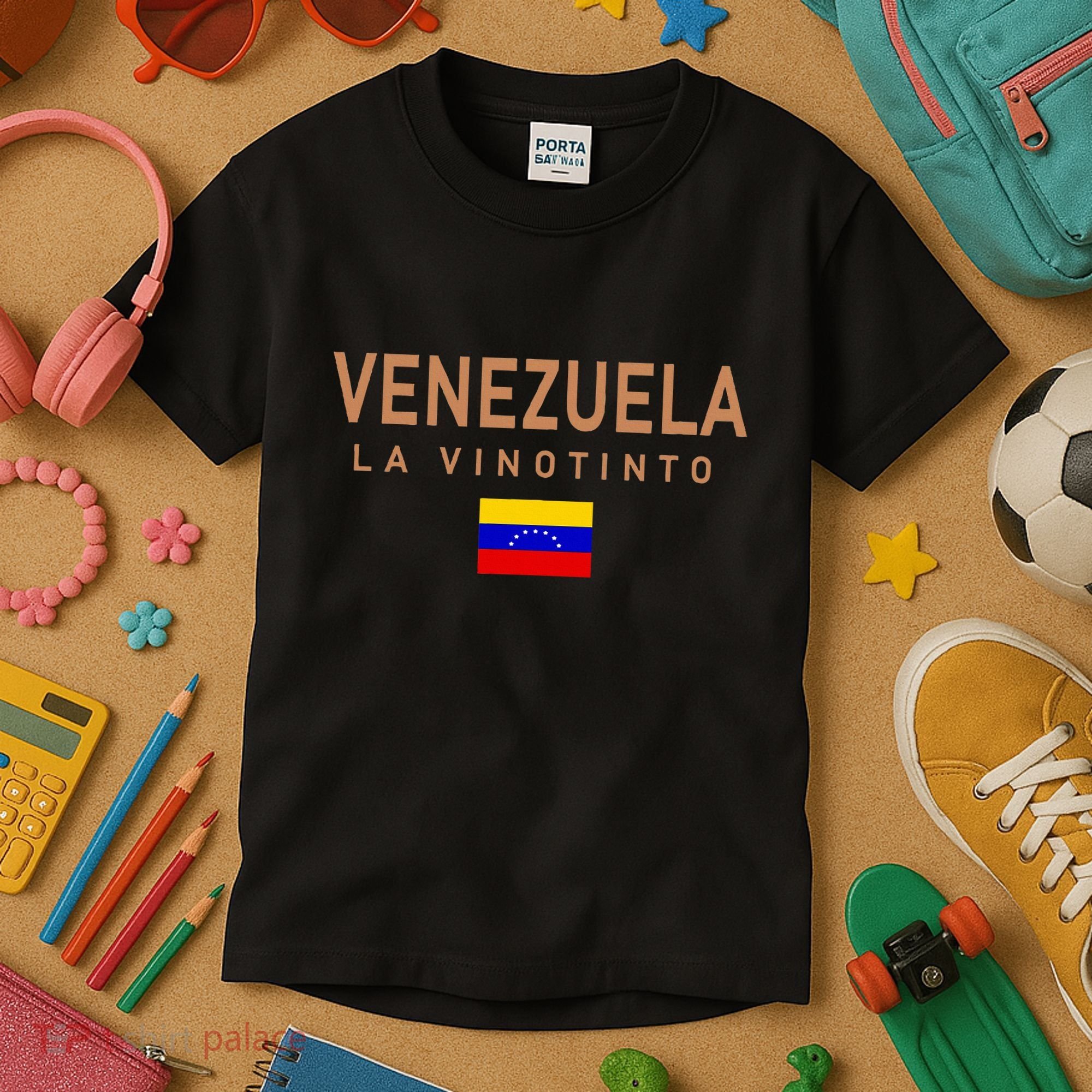 Venezuela La Vinotinto Team Kids T-Shirt
