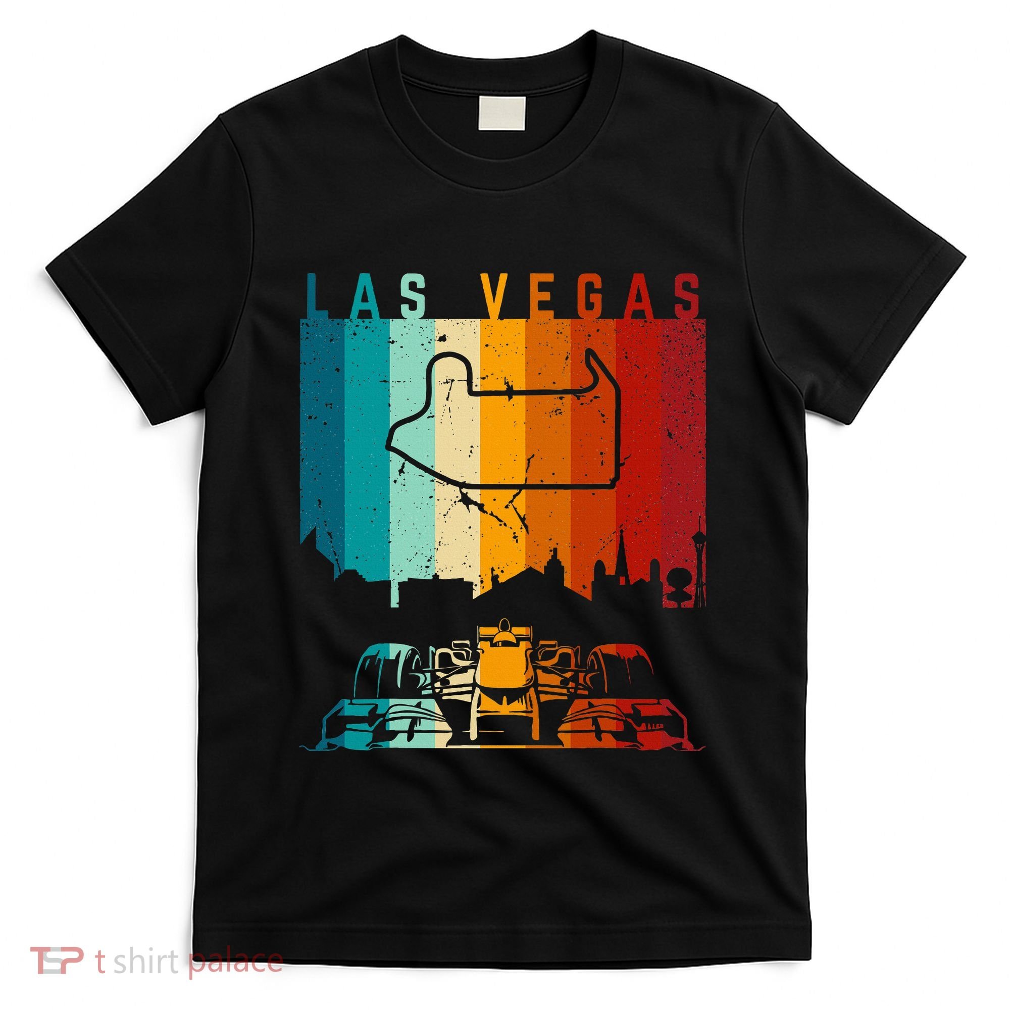 Vintage Las Vegas Formula Racing Track Circuit Fan T-Shirt