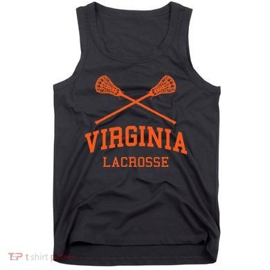 Virginia Lacrosse Vintage Lax Weathered Tank Top