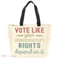 Vote Like Your GranddaughterS Rights Depends On It Tote Bag thumb 0