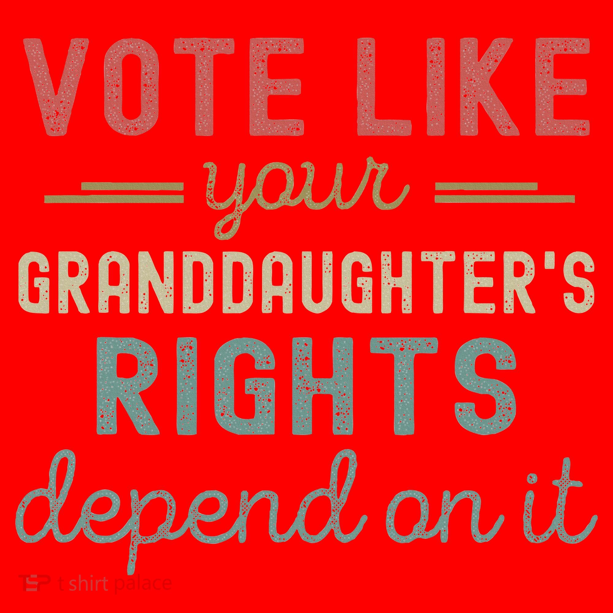 Vote Like Your GranddaughterS Rights Depends On It Santa Hat