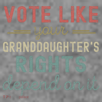 Vote Like Your GranddaughterS Rights Depends On It Toddler Hoodie thumb 2