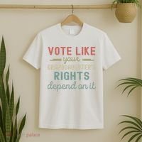 Vote Like Your GranddaughterS Rights Depends On It T-Shirt thumb 2