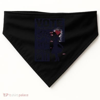 Vote Like Your GranddaughterS Rights Depend On It Sweat USA-Made Doggie Bandana