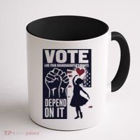 Vote Like Your GranddaughterS Rights Depend On It Sweat Coffee Mug thumb 1