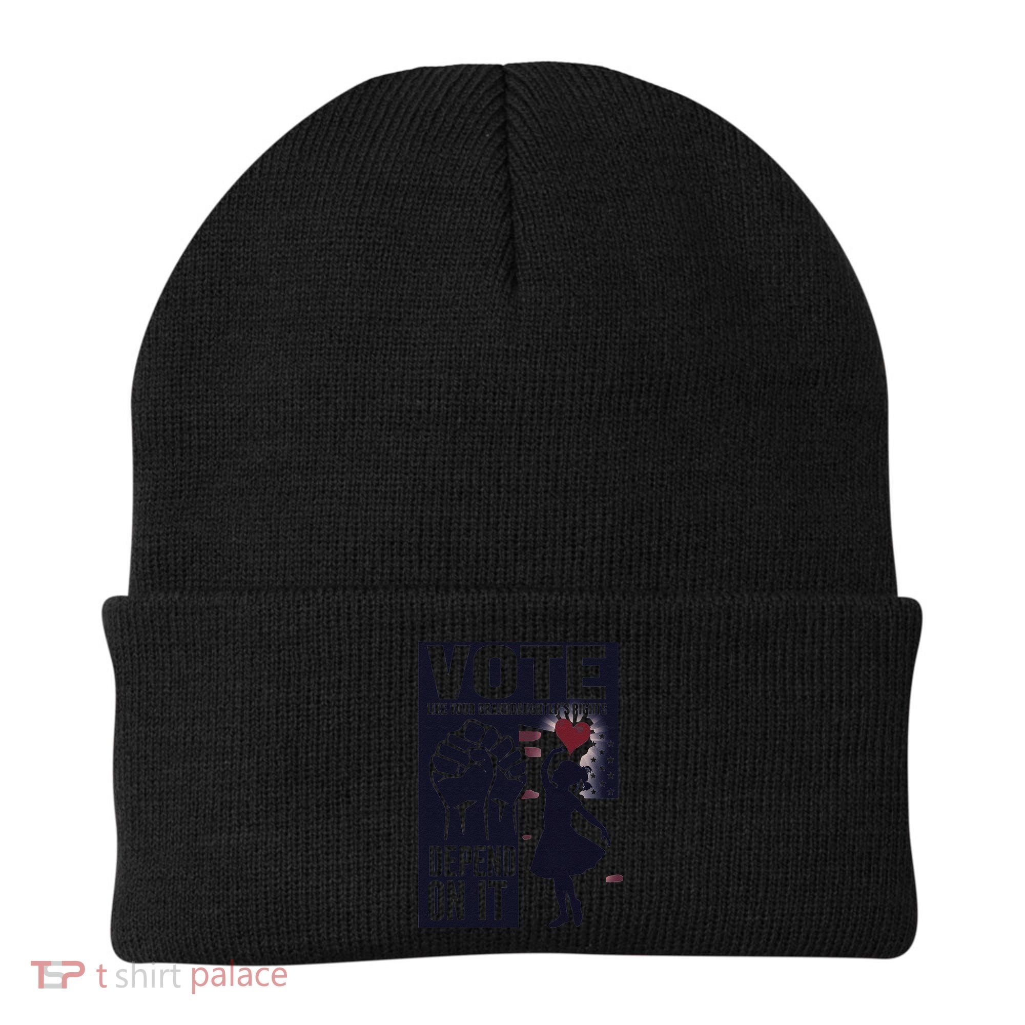 Vote Like Your GranddaughterS Rights Depend On It Sweat Beanie