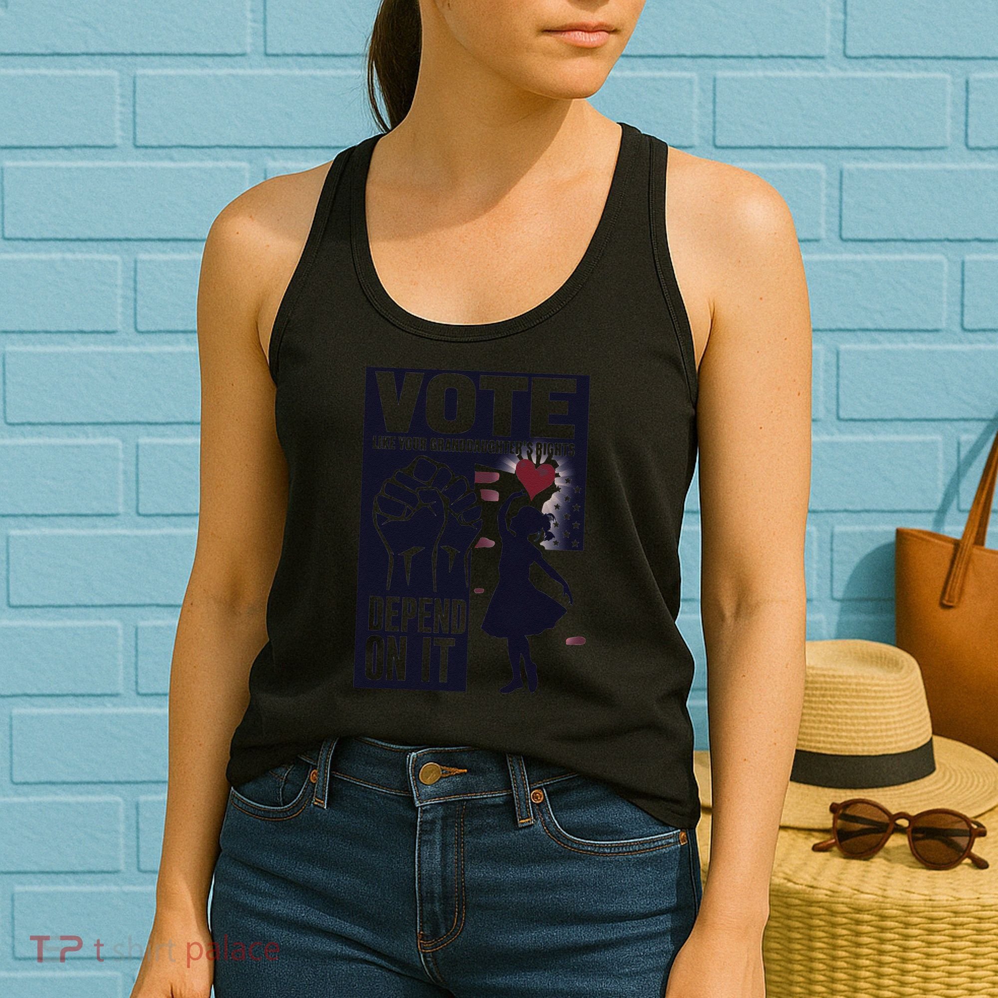 Vote Like Your GranddaughterS Rights Depend On It Sweat Women's Tank Top