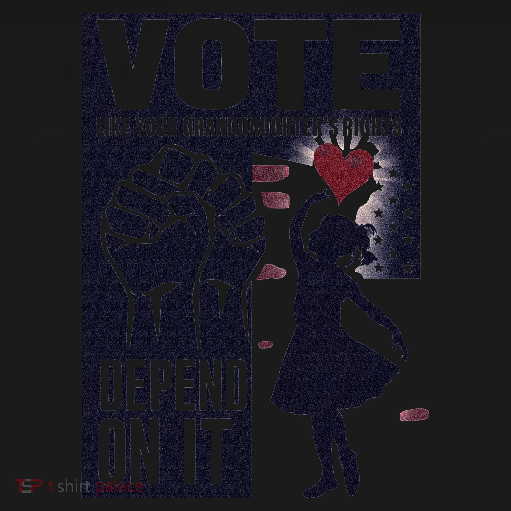 Vote Like Your GranddaughterS Rights Depend On It Sweat Toddler Hoodie