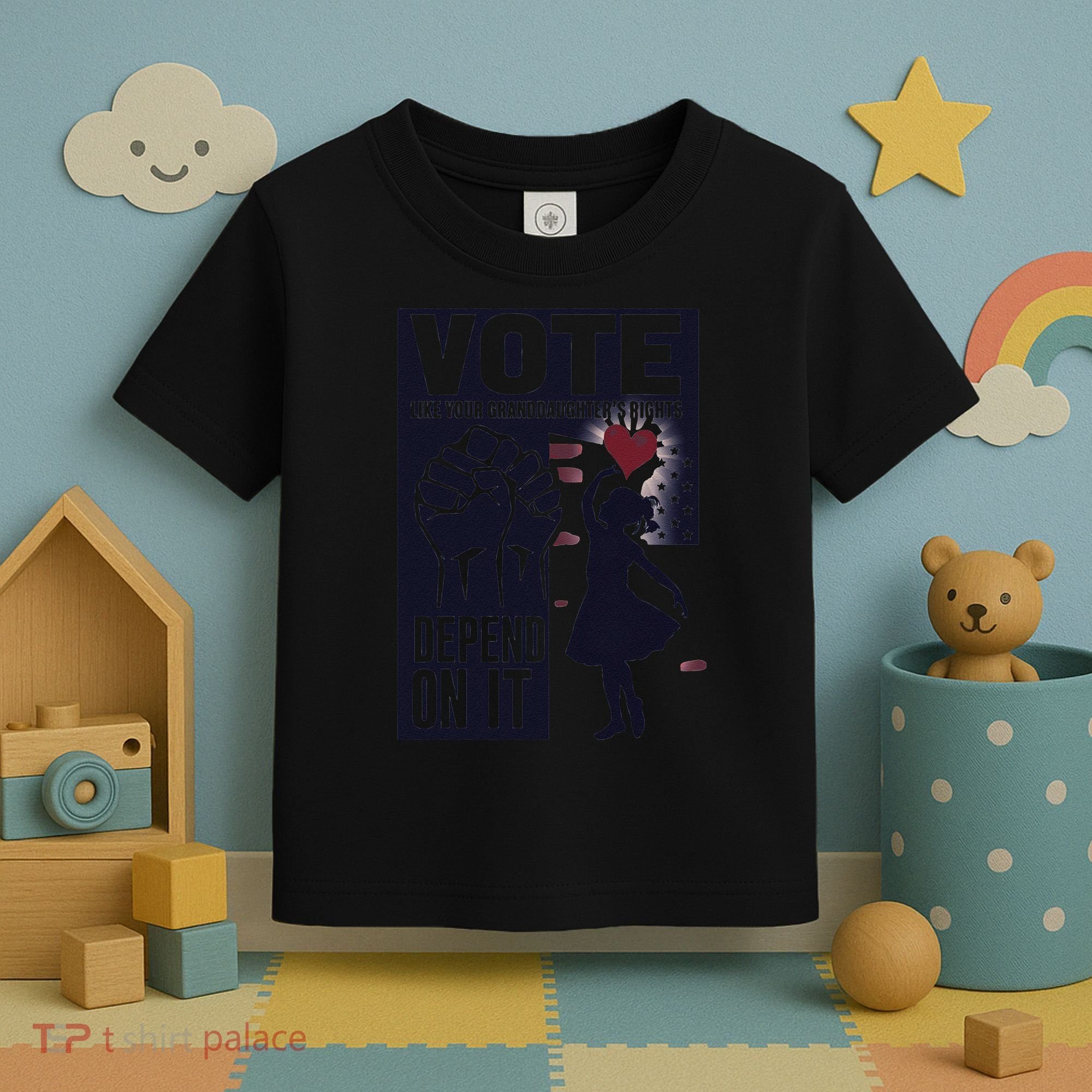 Vote Like Your GranddaughterS Rights Depend On It Sweat Toddler T-Shirt