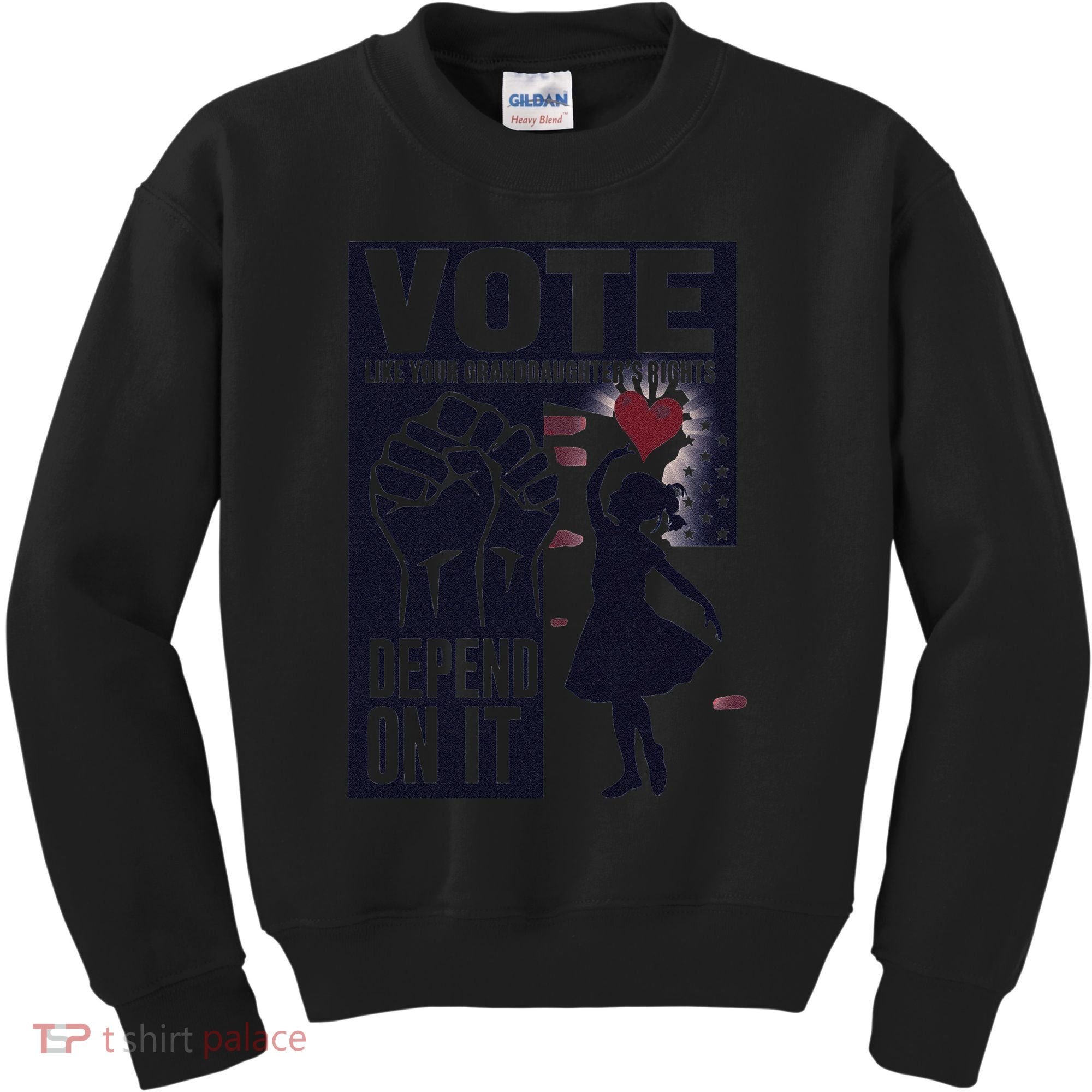 Vote Like Your GranddaughterS Rights Depend On It Sweat Kids Sweatshirt
